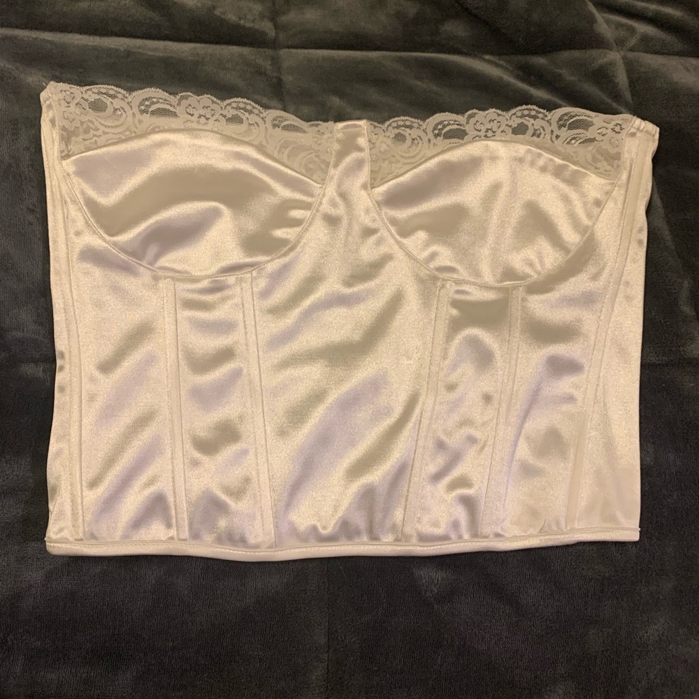 White corset shirt large